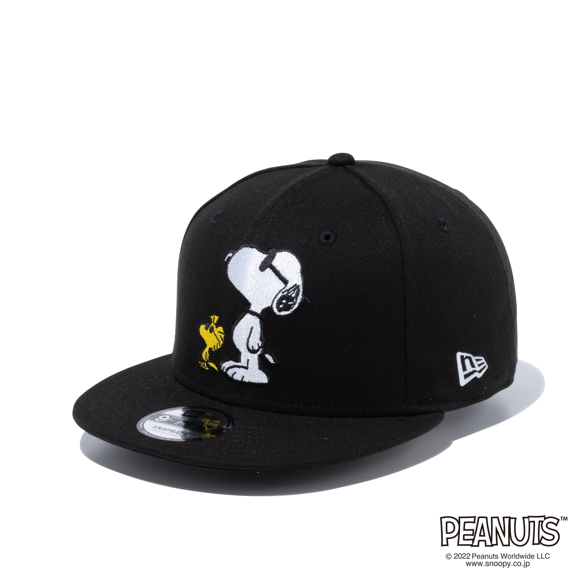 一条工務店　ジョーくん　非売品　グッズ　帽子 9FIFTY Peanuts ジョー・クール ウッドストック ブラック | ニューエラ