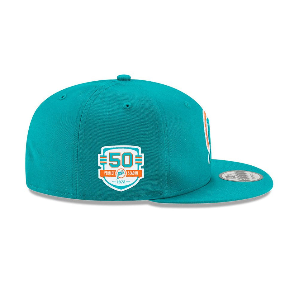 9FIFTY マイアミ・ドルフィンズ Perfect Season 50th Anniversary Side Patch - 13505572-OSFM | NEW ERA ニューエラ公式オンラインストア