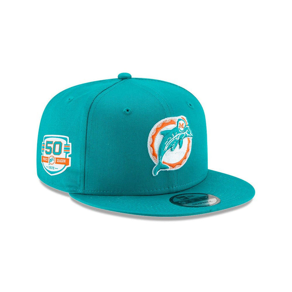 9FIFTY マイアミ・ドルフィンズ Perfect Season 50th Anniversary Side Patch - 13505572-OSFM | NEW ERA ニューエラ公式オンラインストア