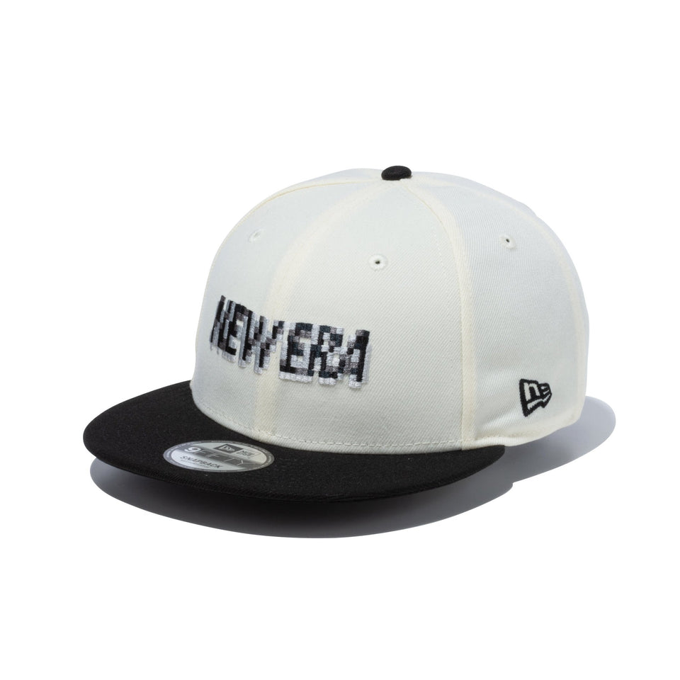 NEW ERA ニューエラ キャップ M-L 白x黒xグレー