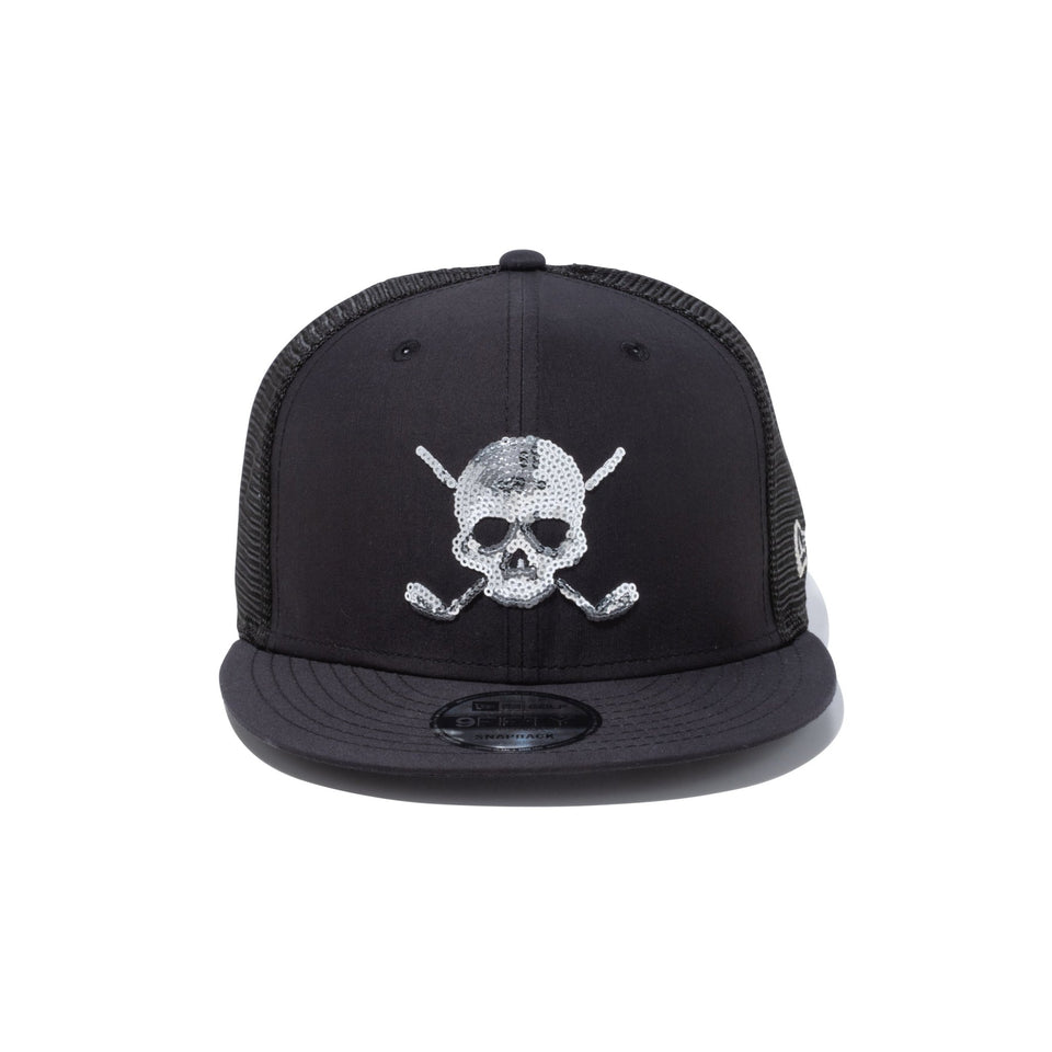 ゴルフ】 9FIFTY トラッカー Skull SHELTECH ブラック | ニューエラ 