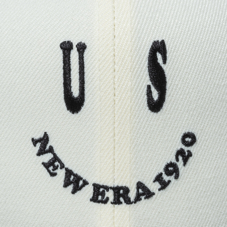 9FIFTY Smile US NEWERA 1920 クロームホワイト ブラックバイザー - 13515841-SM | NEW ERA ニューエラ公式オンラインストア