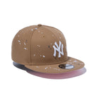 9FIFTY Splash Embroidery スプラッシュエンブロイダリー ニューヨーク・ヤンキース カーキ - 13328164-SM | NEW ERA ニューエラ公式オンラインストア