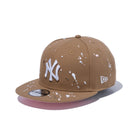 9FIFTY Splash Embroidery スプラッシュエンブロイダリー ニューヨーク・ヤンキース カーキ - 13328164-SM | NEW ERA ニューエラ公式オンラインストア