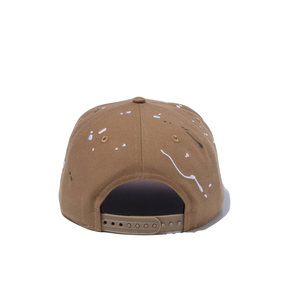 9FIFTY Splash Embroidery スプラッシュエンブロイダリー ニューヨーク・ヤンキース カーキ - 13328164-SM | NEW ERA ニューエラ公式オンラインストア