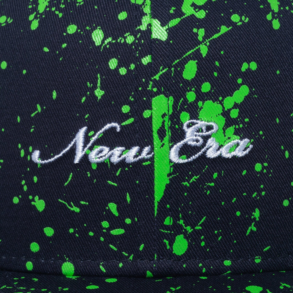 【ゴルフ】 9FIFTY Splash Paint スプラッシュペイント スクリプトロゴ ネイビー - 14109196-OSFM | NEW ERA ニューエラ公式オンラインストア