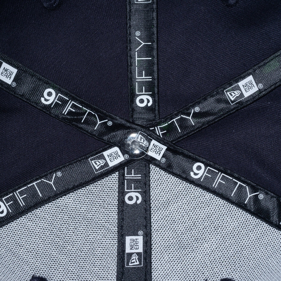 9FIFTY Splash Paint スプラッシュペイント スクリプトロゴ ネイビー