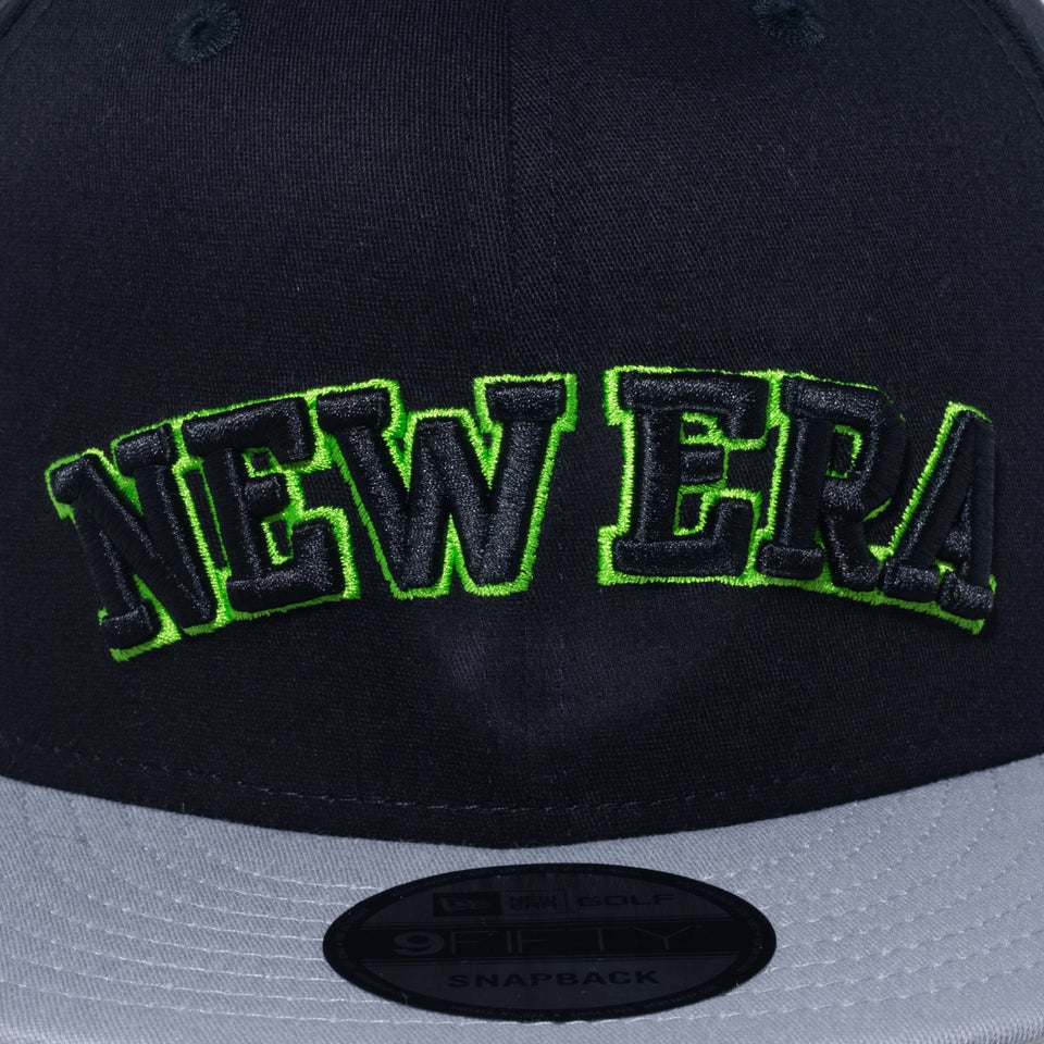 【ゴルフ】 9FIFTY Stretch Cotton Washable アーチロゴ ブラック グレーバイザー - 14109199-OSFM | NEW ERA ニューエラ公式オンラインストア