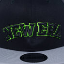 【ゴルフ】 9FIFTY Stretch Cotton Washable アーチロゴ ブラック グレーバイザー - 14109199-OSFM | NEW ERA ニューエラ公式オンラインストア