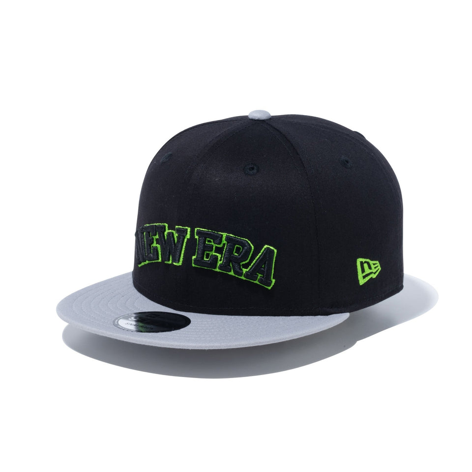 【ゴルフ】 9FIFTY Stretch Cotton Washable アーチロゴ ブラック グレーバイザー - 14109199-OSFM | NEW ERA ニューエラ公式オンラインストア