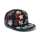 9FIFTY Team Logo Allover Cooperstown ブラック - 13751415-OSFM | NEW ERA ニューエラ公式オンラインストア