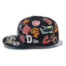 9FIFTY Team Logo Allover Cooperstown ブラック - 13751415-OSFM | NEW ERA ニューエラ公式オンラインストア