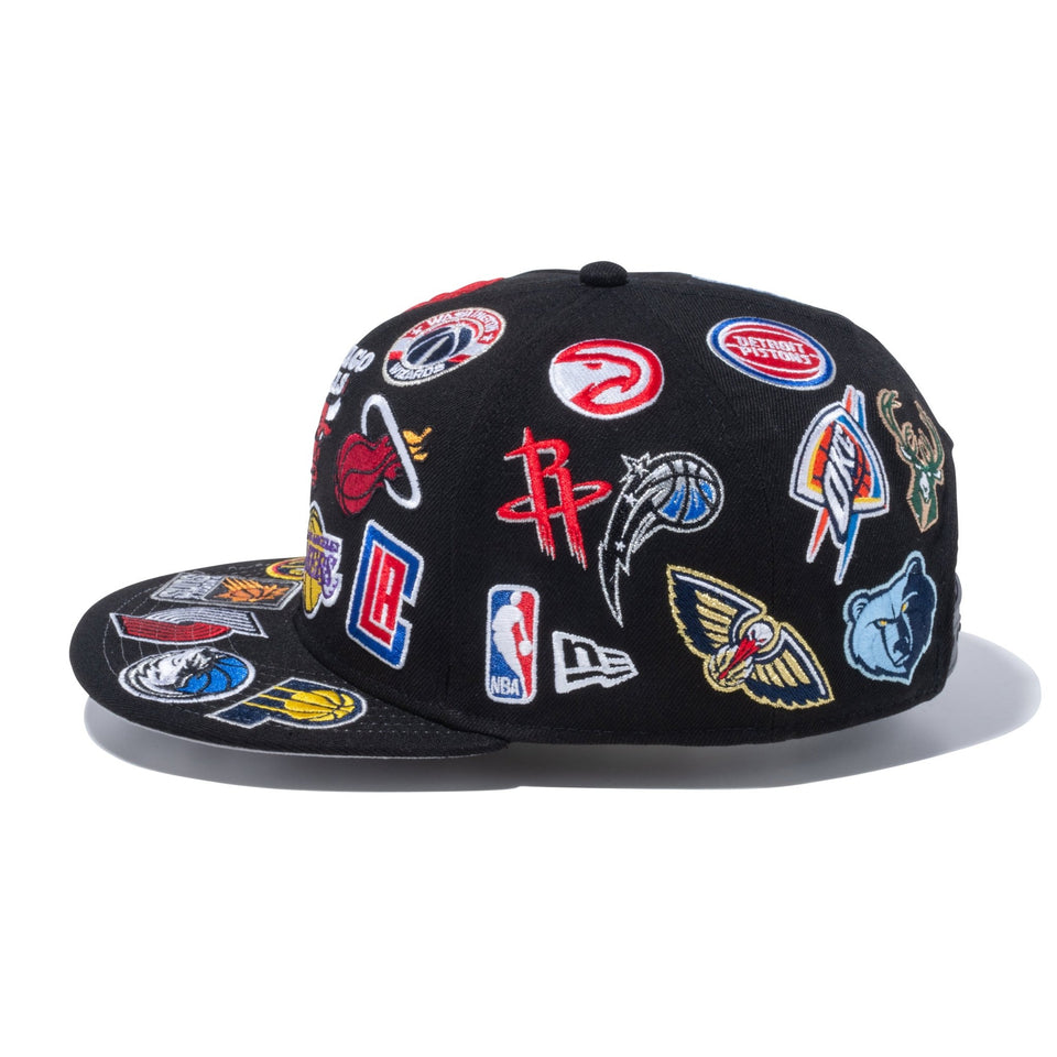 9FIFTY Team Logo Allover NBA ブラック - 13773161-OSFM | NEW ERA ニューエラ公式オンラインストア