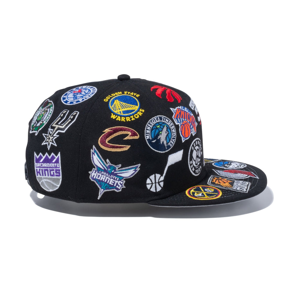 9FIFTY Team Logo Allover NBA ブラック - 13773161-OSFM | NEW ERA ニューエラ公式オンラインストア