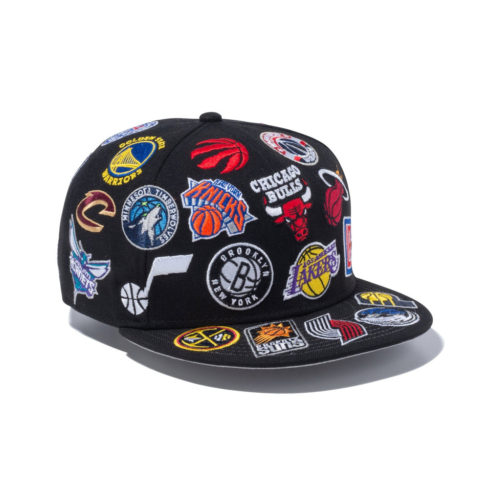 9FIFTY Team Logo Allover NBA ブラック - 13773161-OSFM | NEW ERA ニューエラ公式オンラインストア