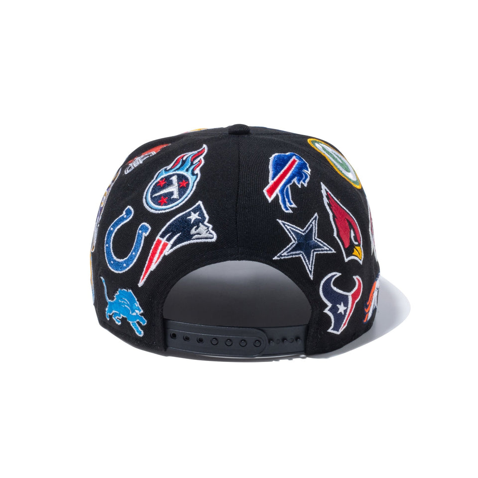 9FIFTY Team Logo Allover NFL ブラック - 13773160-OSFM | NEW ERA ニューエラ公式オンラインストア