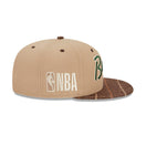 9FIFTY Traditional Check ミルウォーキー・バックス ベージュ ブラウンチェックバイザー - 13935234-OSFM | NEW ERA ニューエラ公式オンラインストア