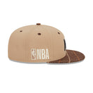 9FIFTY Traditional Check ブルックリン・ネッツ ベージュ ブラウンチェックバイザー - 13935238-OSFM | NEW ERA ニューエラ公式オンラインストア