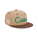 9FIFTY Traditional Check ボストン・セルティックス ベージュ ブラウンチェックバイザー - 13935239-OSFM | NEW ERA ニューエラ公式オンラインストア