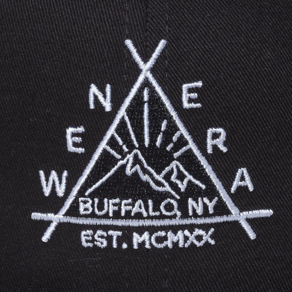 9FIFTY Triangle Sunrise Logo ブラック × スノーホワイト/ブラック 【ニューエラ アウトドア】 - 13516234-SM | NEW ERA ニューエラ公式オンラインストア