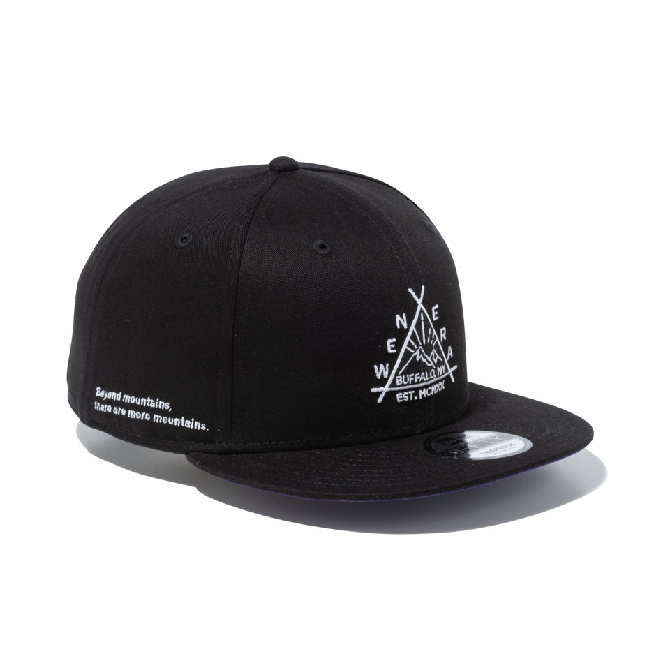 9FIFTY Triangle Sunrise Logo ブラック × スノーホワイト/ブラック 【ニューエラ アウトドア】 - 13516234-SM | NEW ERA ニューエラ公式オンラインストア