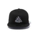 9FIFTY Triangle Sunrise Logo ブラック × スノーホワイト/ブラック 【ニューエラ アウトドア】 - 13516234-SM | NEW ERA ニューエラ公式オンラインストア