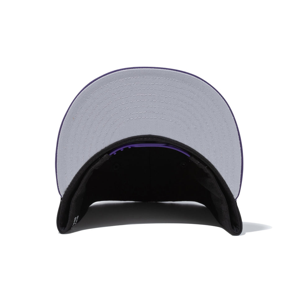 9FIFTY Triangle Sunrise Logo ブラック × クラウド/パープル パープルバイザー 【ニューエラ アウトドア】 - 13516235-SM | NEW ERA ニューエラ公式オンラインストア