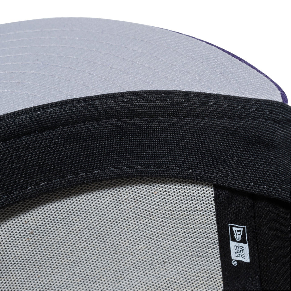 9FIFTY Triangle Sunrise Logo ブラック × クラウド/パープル パープルバイザー 【ニューエラ アウトドア】 - 13516235-SM | NEW ERA ニューエラ公式オンラインストア