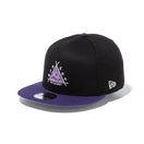 9FIFTY Triangle Sunrise Logo ブラック × クラウド/パープル パープルバイザー 【ニューエラ アウトドア】 - 13516235-SM | NEW ERA ニューエラ公式オンラインストア