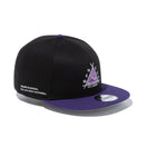 9FIFTY Triangle Sunrise Logo ブラック × クラウド/パープル パープルバイザー 【ニューエラ アウトドア】 - 13516235-SM | NEW ERA ニューエラ公式オンラインストア