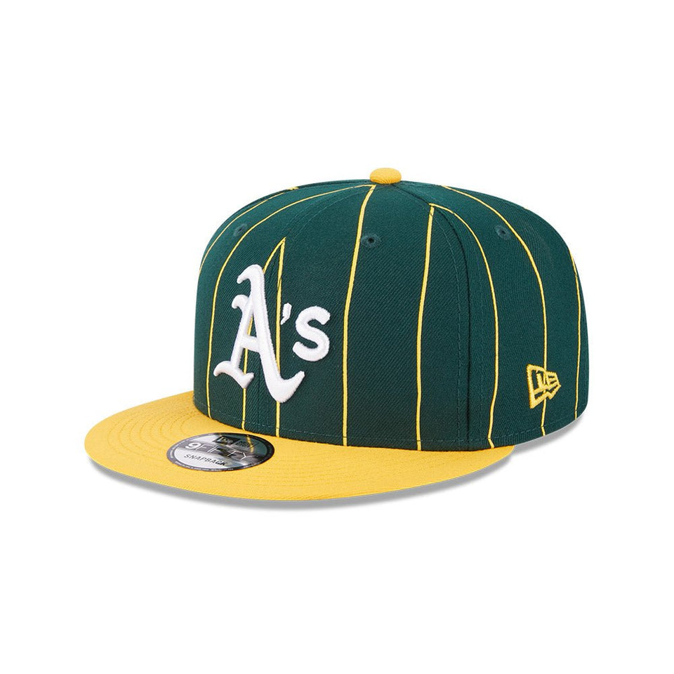 9FIFTY Vintage オークランド・アスレチックス グリーン × イエロー グレーアンダーバイザー | ニューエラオンラインストア