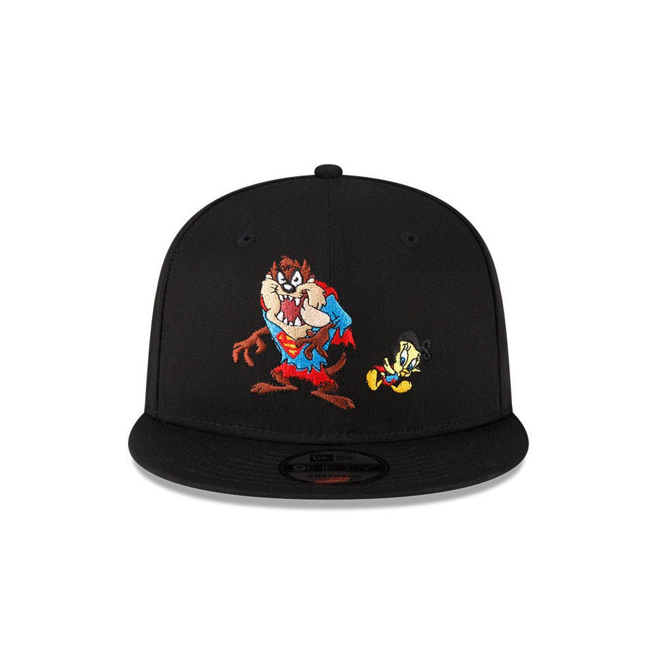 9FIFTY WB 100th Year Looney Tunes x Superhero Mashup Pack タズマニアン・デビル  トゥイーティー ブラック