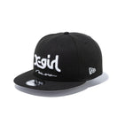 9FIFTY X-girl ミルズロゴ new era ブラック × スノーホワイト グレーアンダーバイザー - 12860570-SM | NEW ERA ニューエラ公式オンラインストア
