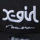 9FIFTY X-girl ミルズロゴ new era ブラック × スノーホワイト グレーアンダーバイザー - 12860570-SM | NEW ERA ニューエラ公式オンラインストア