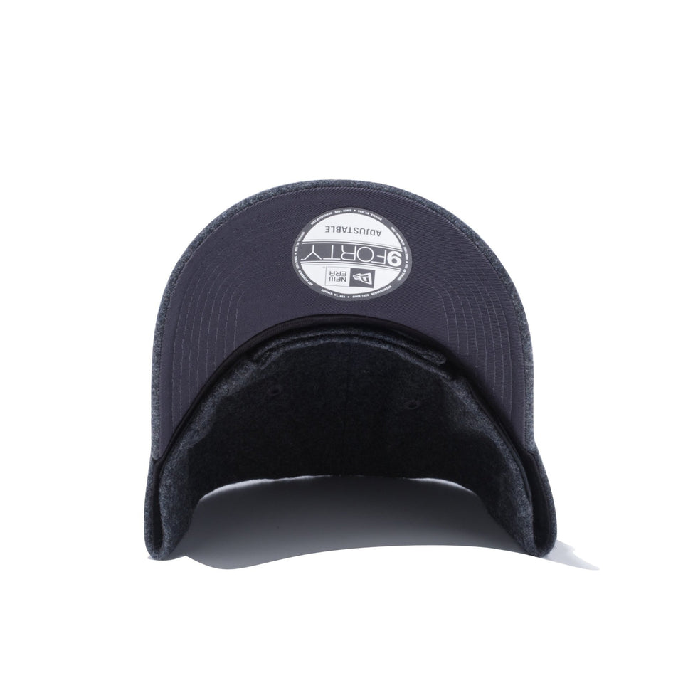 9FORTY ニューヨーク・ヤンキース メルトン チャコール - 12540689-OSFM | NEW ERA ニューエラ公式オンラインストア