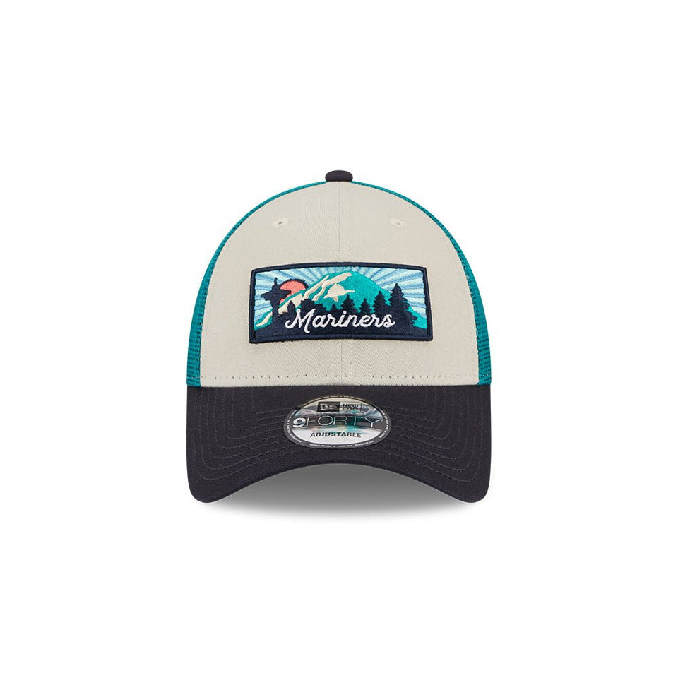 9FORTY トラッカー 2023 MLB All-Star Game Fan Pack シアトル・マリナーズ ストーン / グリーン ネイビーバイザー - 13570878-OSFM | NEW ERA ニューエラ公式オンラインストア