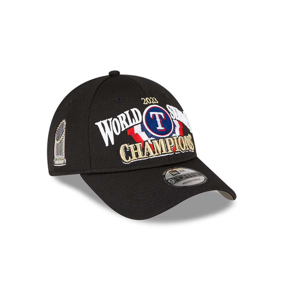 9FORTY 2023 MLB World Series Champions Locker Room Cap テキサス・レンジャーズ - 14334637-OSFM | NEW ERA ニューエラ公式オンラインストア