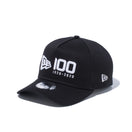 9FORTY A-Frame ニューエラ 100周年ロゴ ブラック × ホワイト - 12326299-OSFA | NEW ERA ニューエラ公式オンラインストア