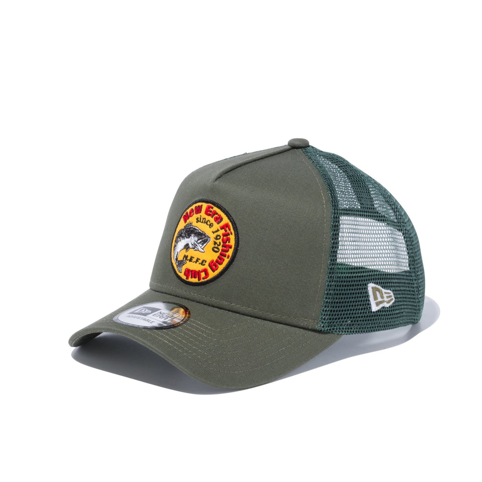 9FORTY A-Frame トラッカー ニューエラ フィッシング クラブ ニューオリーブ 【ニューエラ アウトドア】 - 12325769-OSFA | NEW ERA ニューエラ公式オンラインストア