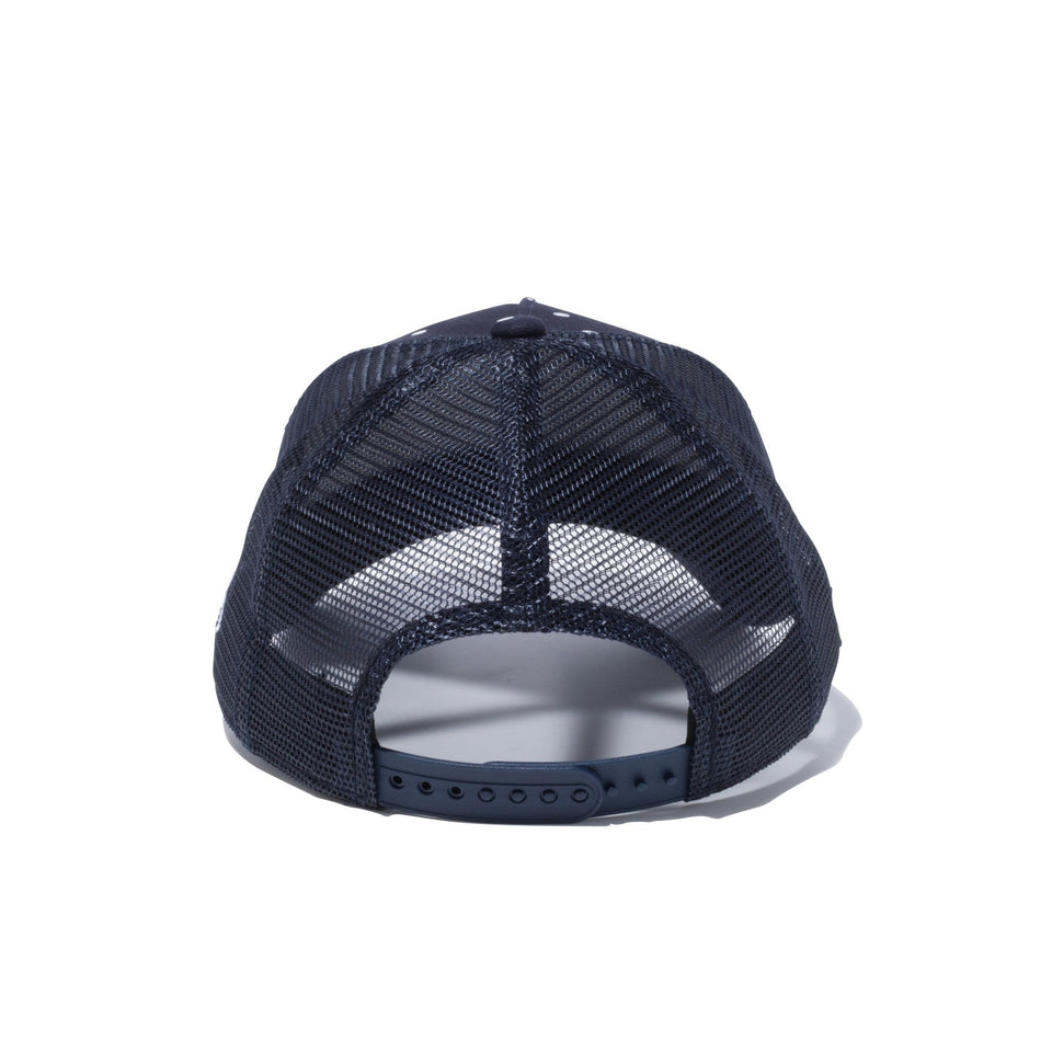 【ゴルフ】 9FORTY A-frame トラッカー ドット ウーブンパッチ ネイビー / ホワイトドットプリント - 12325971-OSFA | NEW ERA ニューエラ公式オンラインストア