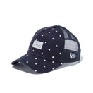 【ゴルフ】 9FORTY A-frame トラッカー ドット ウーブンパッチ ネイビー / ホワイトドットプリント - 12325971-OSFA | NEW ERA ニューエラ公式オンラインストア