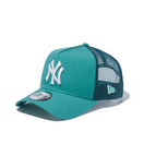 9FORTY A-Frame トラッカー タイプライター ニューヨーク・ヤンキース エメラルドグリーン - 12326248-OSFA | NEW ERA ニューエラ公式オンラインストア