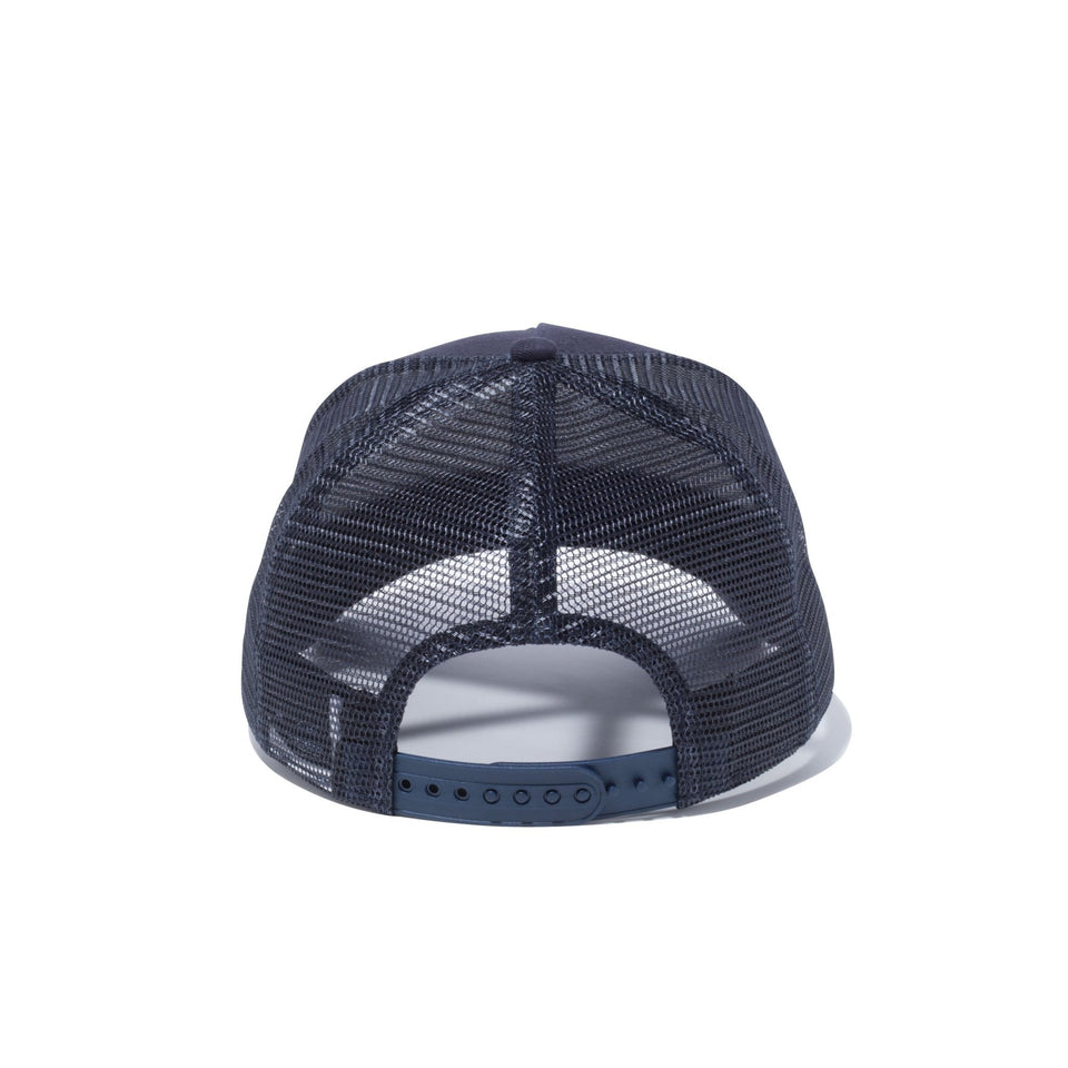 9FORTY A-Frame トラッカー ベーシックファブリックス ニューヨーク・ヤンキース ネイビー - 12326256-OSFA | NEW ERA ニューエラ公式オンラインストア
