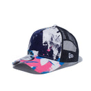 9FORTY A-Frame トラッカー ブラッシュペイント ネイビー ネイビーメッシュ - 12326272-OSFA | NEW ERA ニューエラ公式オンラインストア