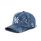 9FORTY スプラッシュペイント A-Frame ニューヨーク・ヤンキース ウォッシュドデニム - 12326295-OSFA | NEW ERA ニューエラ公式オンラインストア