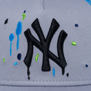 9FORTY A-Frame スプラッシュ エンブロイダリー ニューヨーク・ヤンキース グレー - 12326296-OSFA | NEW ERA ニューエラ公式オンラインストア