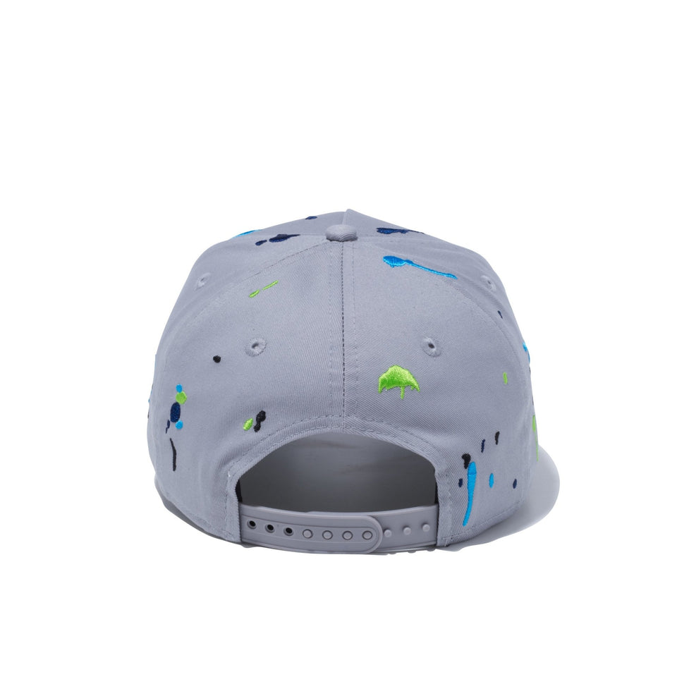 9FORTY A-Frame スプラッシュ エンブロイダリー ニューヨーク・ヤンキース グレー - 12326296-OSFA | NEW ERA ニューエラ公式オンラインストア
