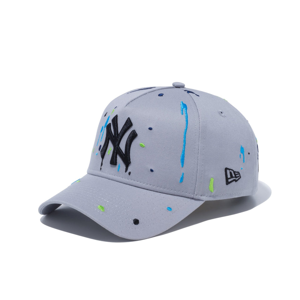 【美色激レア】NEW ERA NY ヤンキース 9forty グレー × ブルー