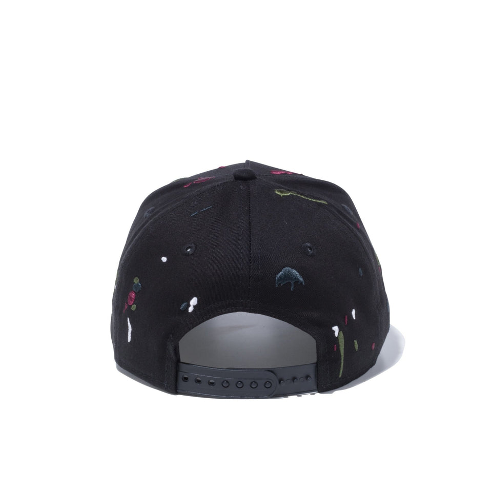 9FORTY A-Frame スプラッシュ エンブロイダリー ニューヨーク・ヤンキース ブラック - 12326297-OSFA | NEW ERA ニューエラ公式オンラインストア