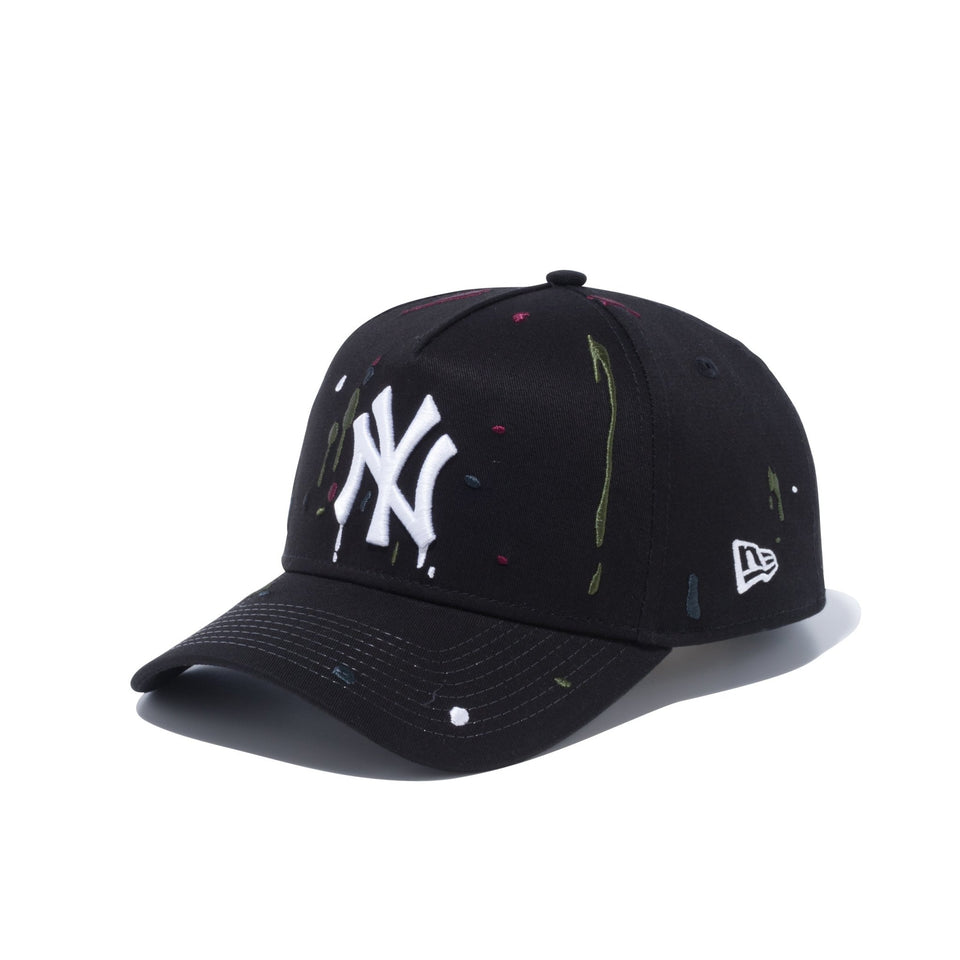 9FORTY A-Frame スプラッシュ エンブロイダリー ニューヨーク・ヤンキース ブラック - 12326297-OSFA | NEW ERA ニューエラ公式オンラインストア